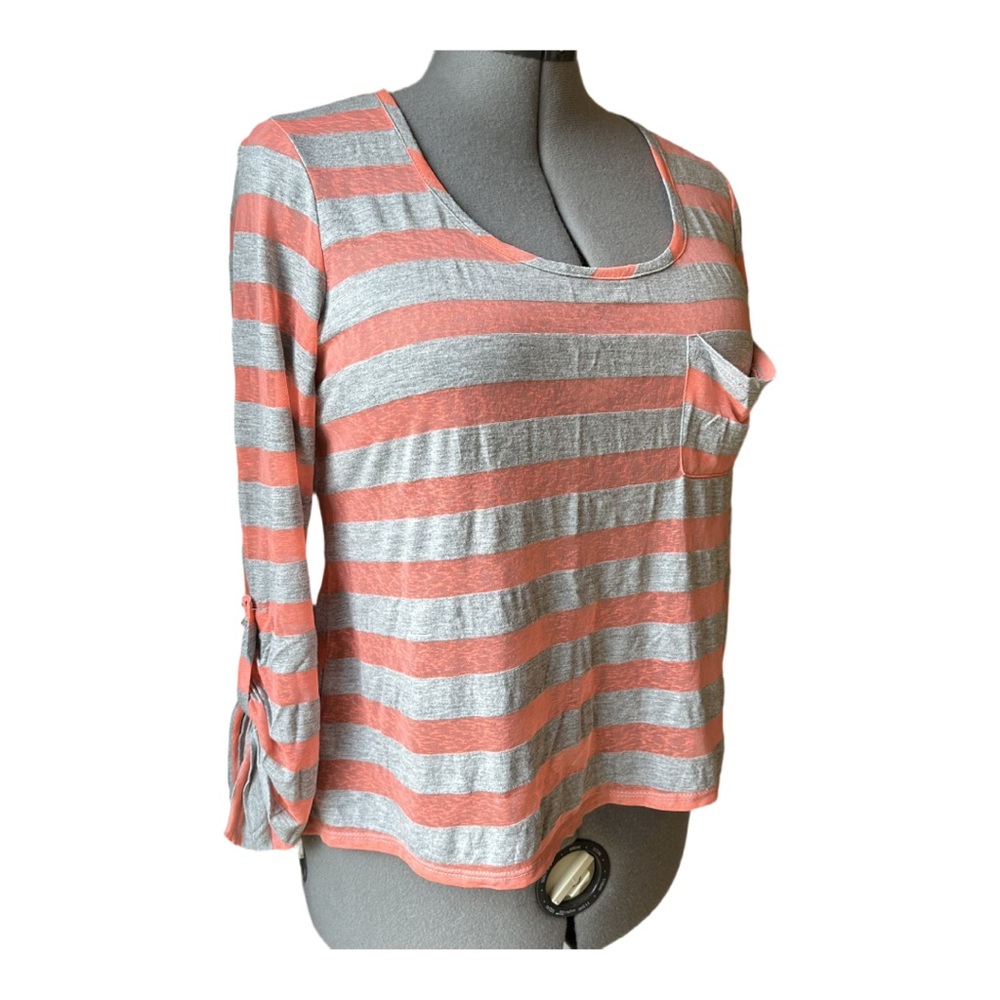 Love on a Hanger 3/4 Sleeve Sheer Swing Tee